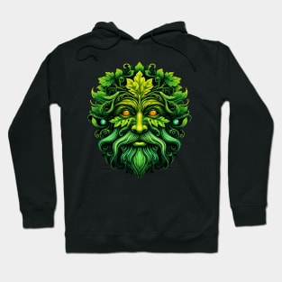 Beautiful Traditional Pagan Celtic Greenman Hoodie